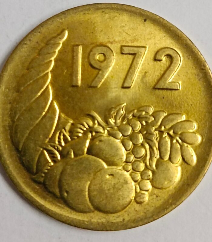 Algeria 20 centimes 1972  world coin fao