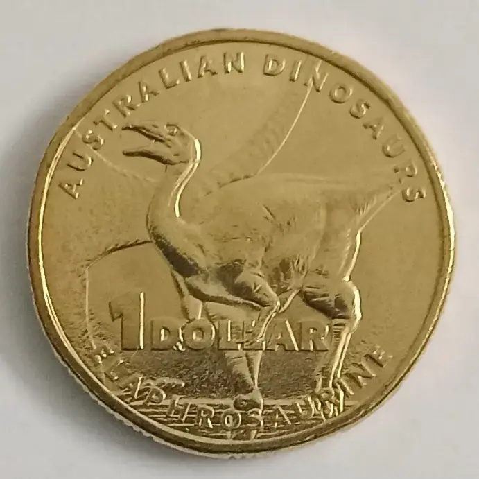 Australia 1 Dollar 2022 Dinosaurs series coin