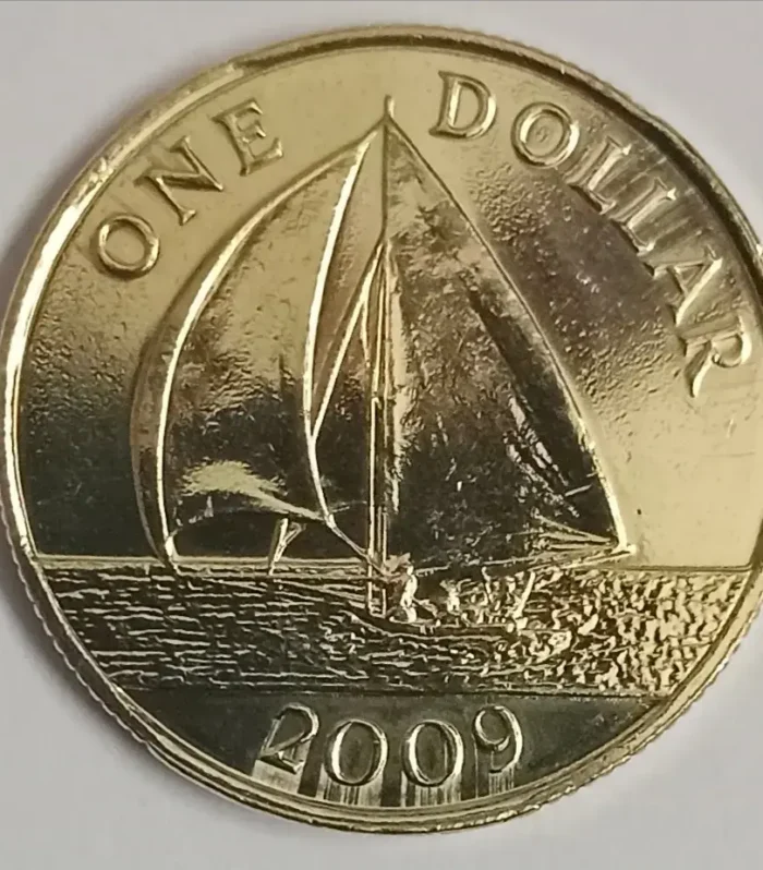Bermuda 1 dollar 2009 unc world coin