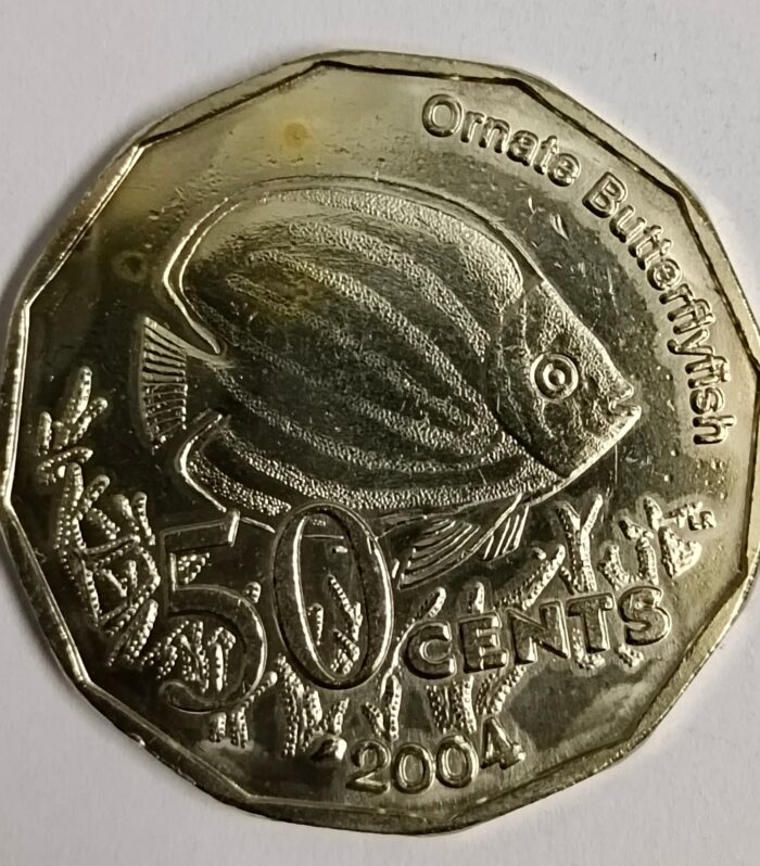 Cocos keeling islands 50 cents 2004 world coin