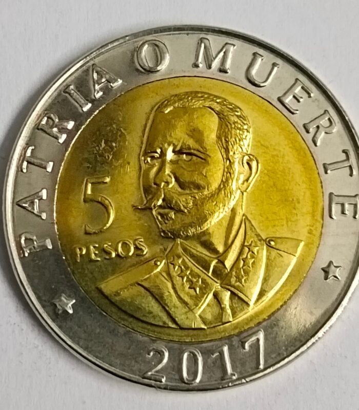 Cuba 5 Pesos 2017 unc world coin Antonio Maceo