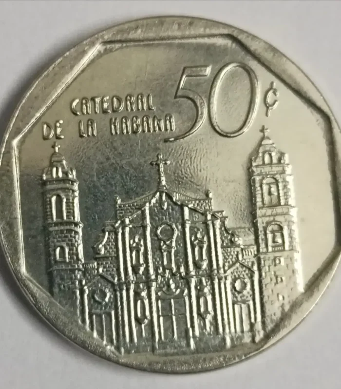 Cuba 50 centavos 2016 The Havana cathedral