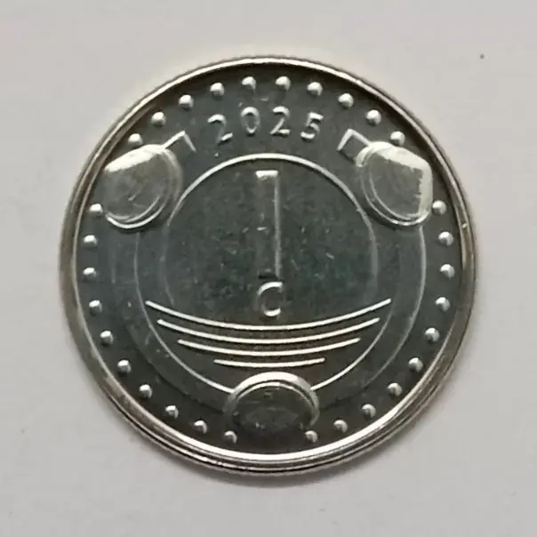 Curacao 1 cent 2025 unc world coin