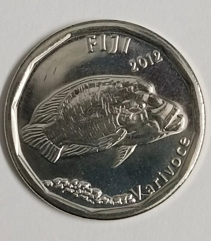 Fiji 50 cents 2012 unc world coin