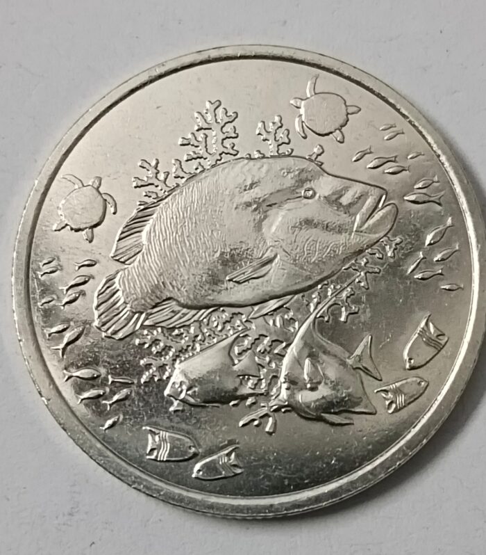 French pacific territories 20 francs 2021 unc coin