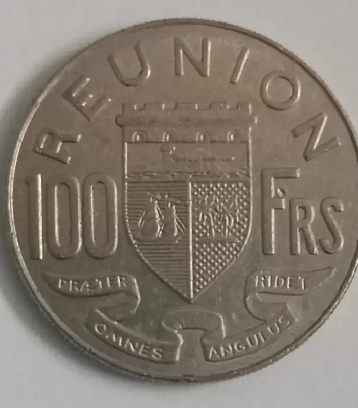 French Reunion island 100 francs1964 world coin