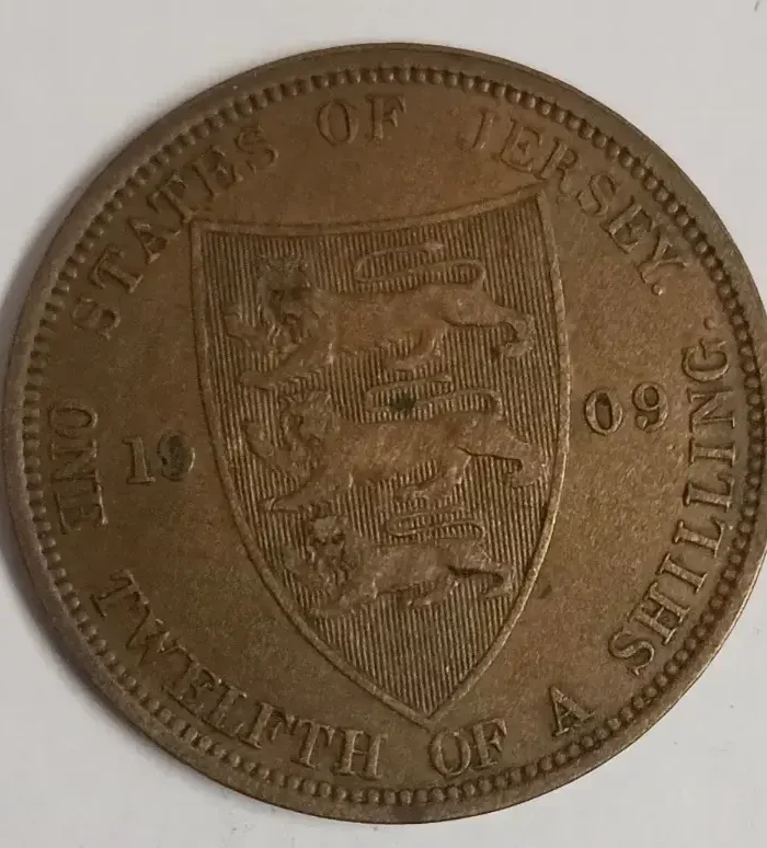 Jersey 1/12 shilling 1909 King edward