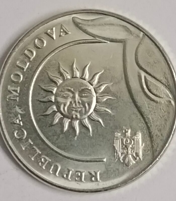 Moldova 2 lei 2022 unc world coin