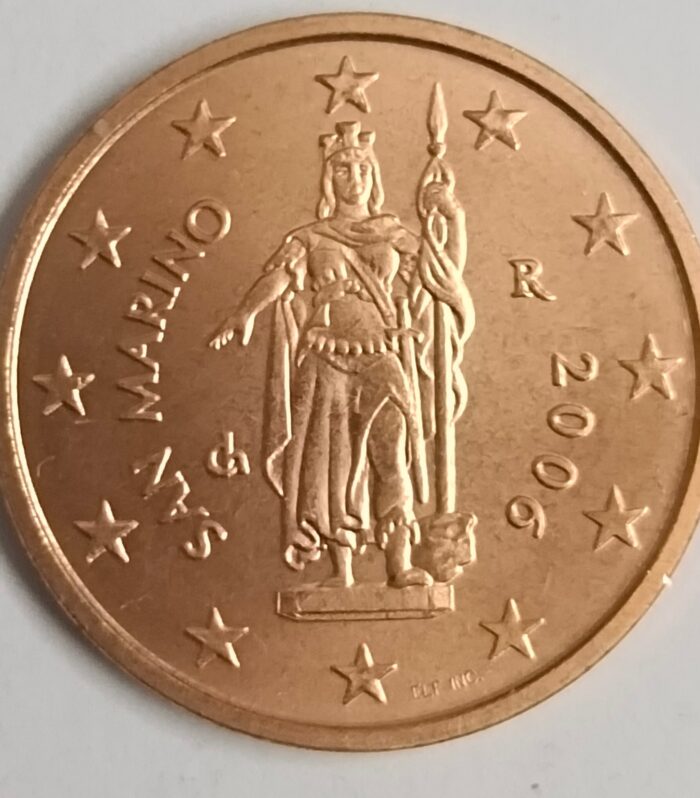 San marino 2 euro cents 2006 unc world coin