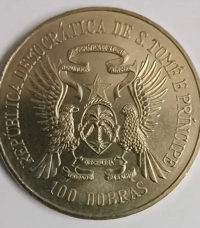 Sao tome and principe 100 dobras world coin
