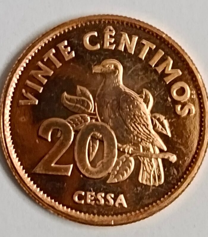 Sao tome and principe 20 centimos world coin 2017