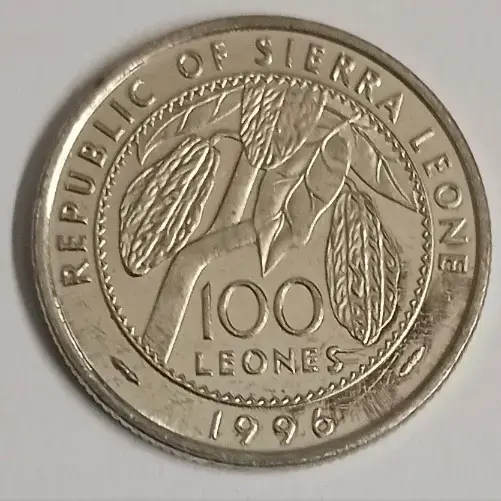 Sierra Leone 100 leones unc world coin