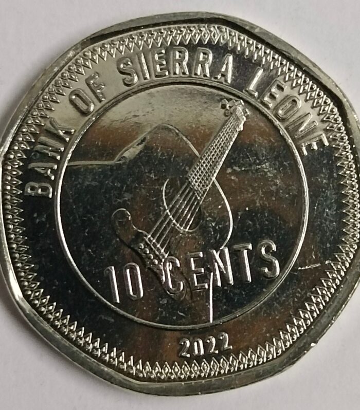Sierra leone 10 cents 2022 unc world coin