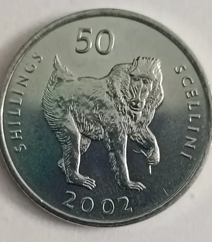 Somalila 50 shillings 2002 unc world coin