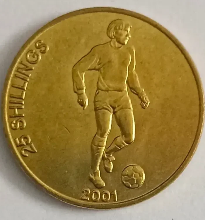 Somalila 25 shillings 2001 unc world coin