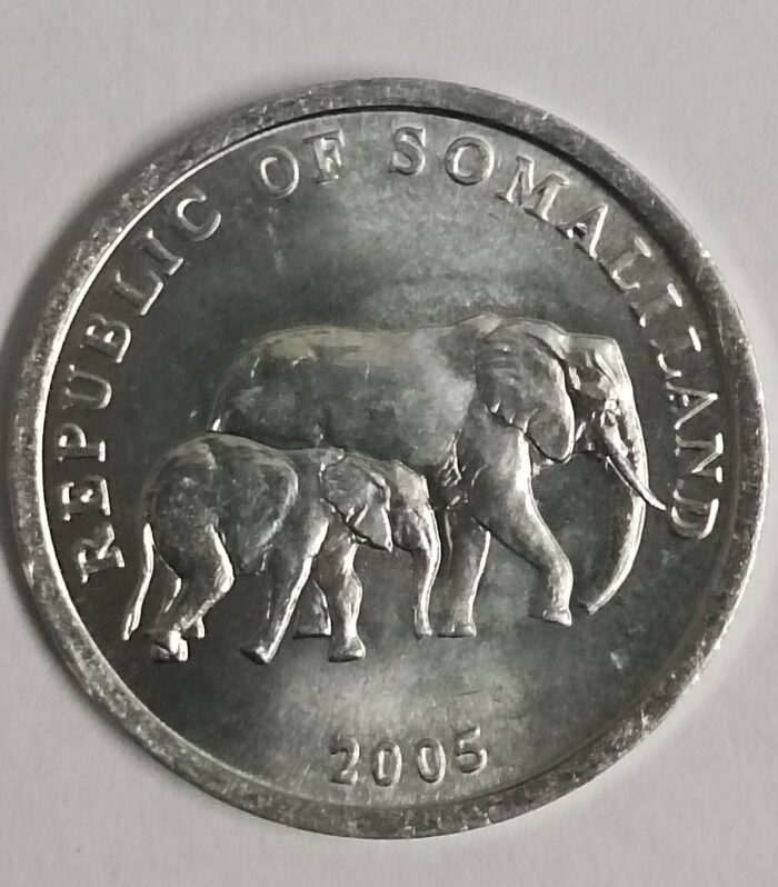 Somaliland 5 shillings 2005 unc world coin