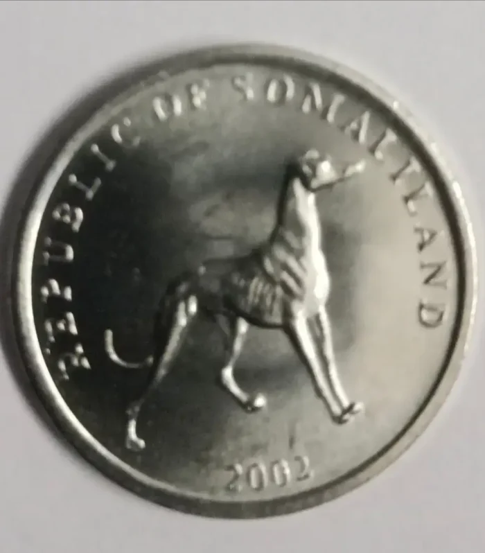 Somaliland 20 shilling 2002 unc world coin