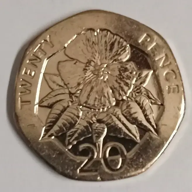 Saint helena and ascension islands 20 pence 2006 world coin