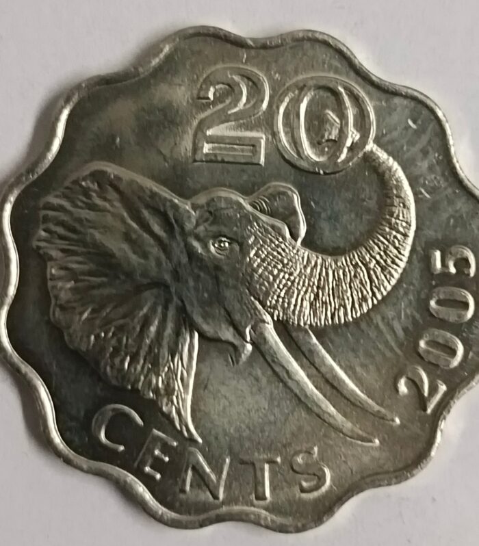 Swaziland 20 cents 2005 world coin