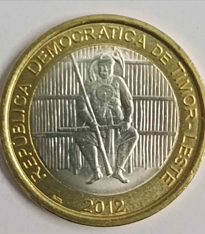 East timor 100 centavos 2017 unc bimetal world coin