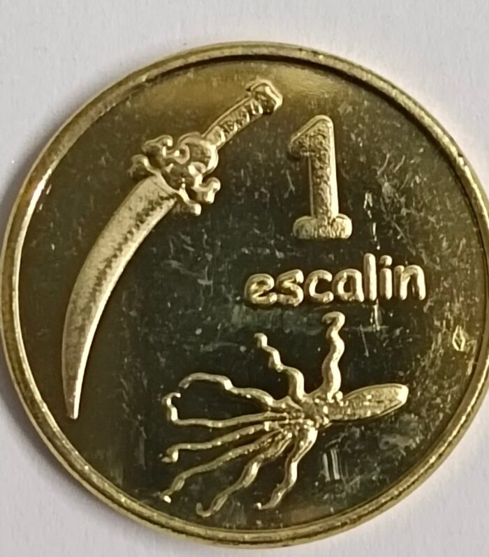Tortuga island 1 escalin 2013 unc world coin