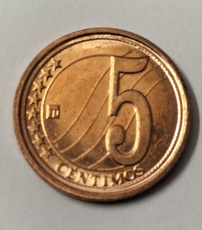 Venezuela 5 centimos 2007-2009 unc world coin
