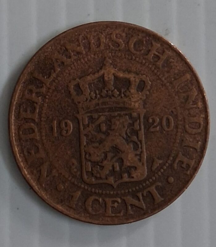 Netherlands East Indies coin 1 cent 1920 rare