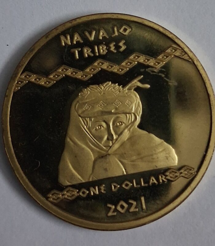 USA Native American Tribes Navajo Tribes 1 Dollar 2021 rare coin