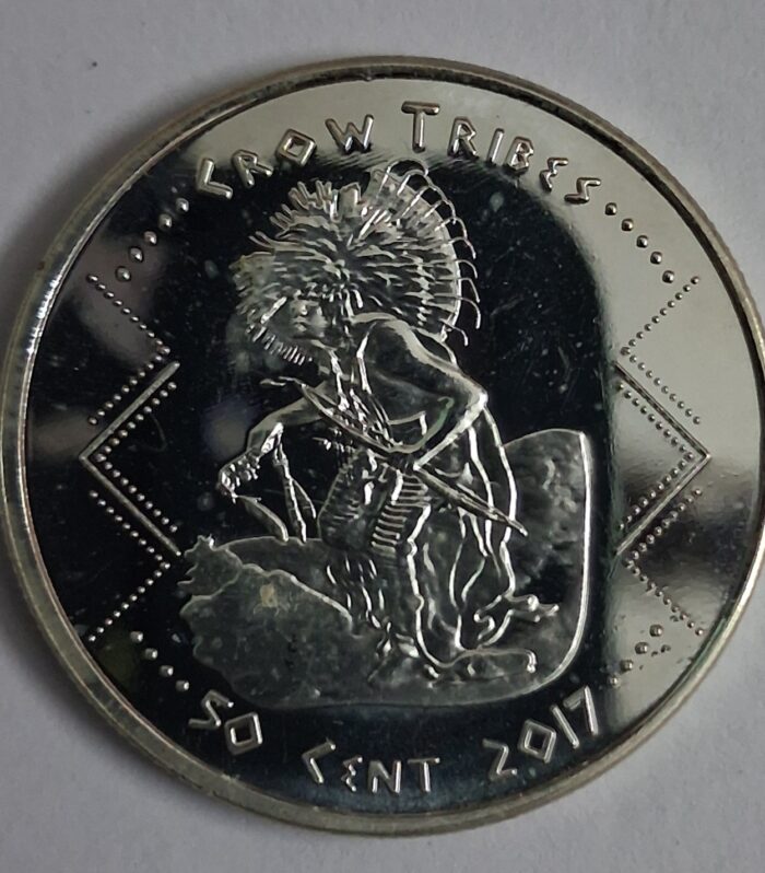 USA Native American Crow Tribes Half Dollar 2017 Jamun Indian village coin