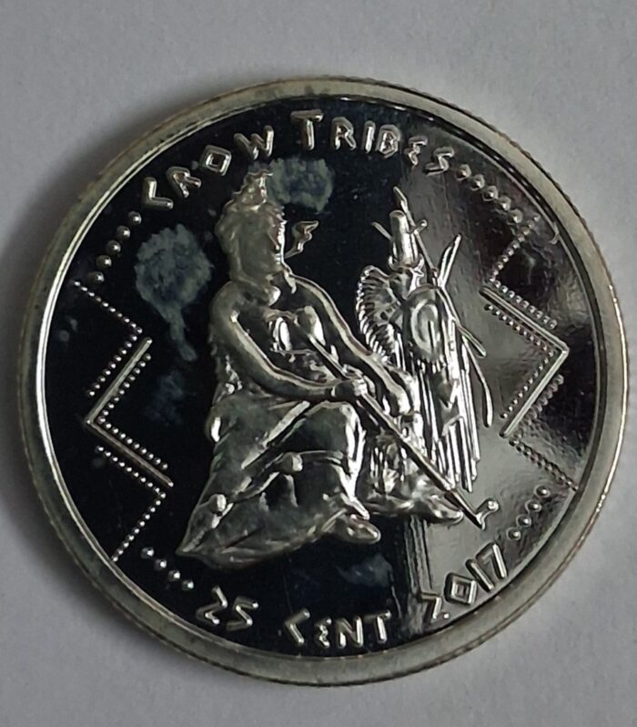 USA Native American Crow Tribes 25 cents 2017 Jamul Indian village coin