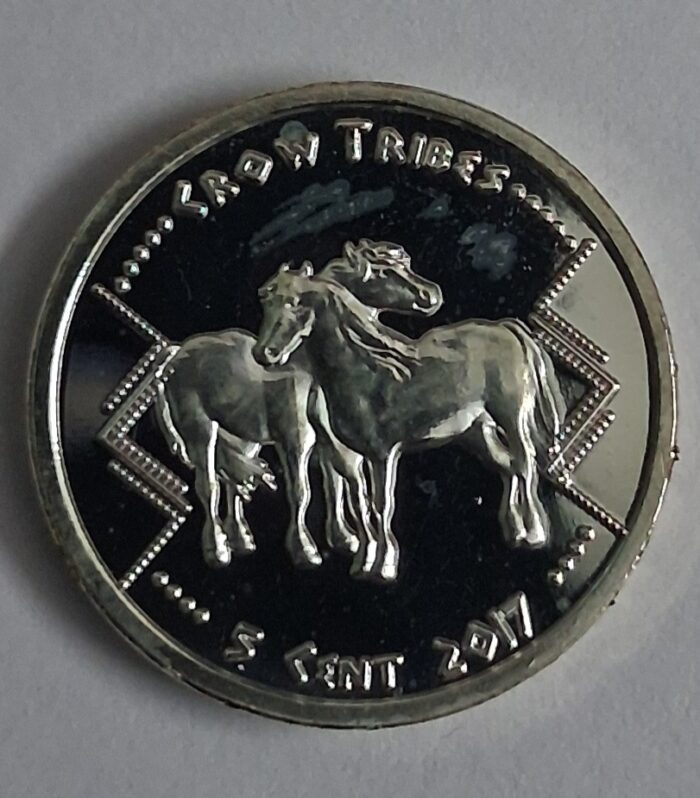 USA Native American Crow Tribes 5 cents 2017 Jamul Indian village coin