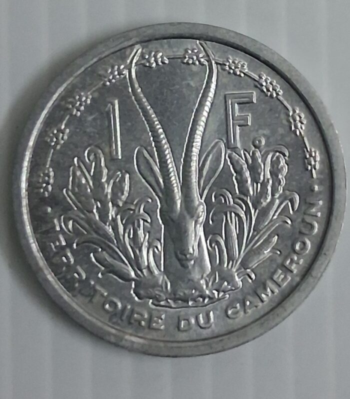French Cameroon 1 Franc 1948 unc world coin