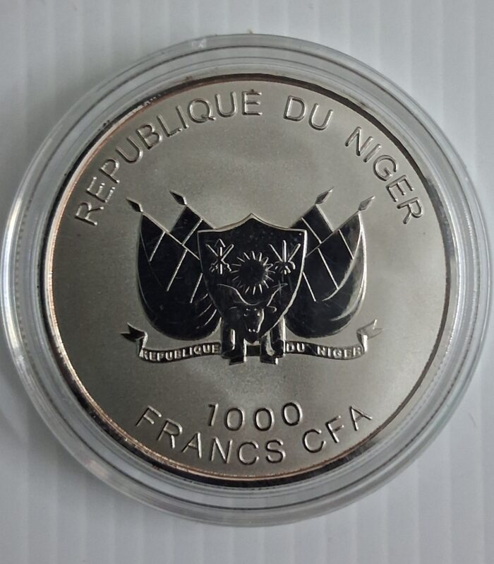 Niger 10000 Cfa francs 2012 coloured coin fantacy issue