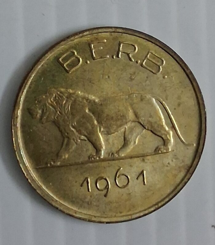 Rwanda Burndi 1 Franc world coin 1961