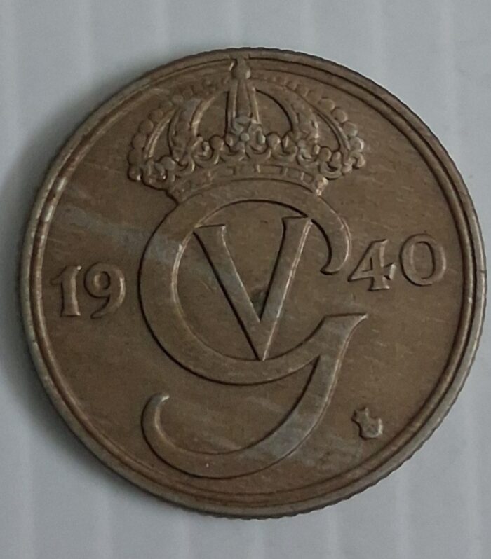 Sweden 50 Ore coin 1940