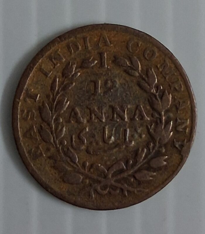 East India Company 1/12 Anna 1835 coin