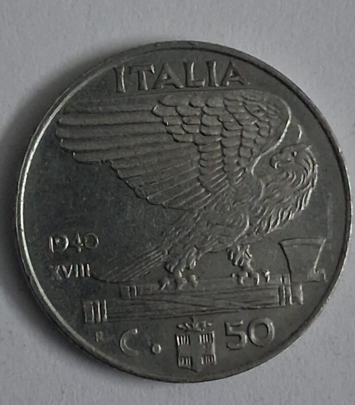 Italy 50 Centesimi 1940 world coin