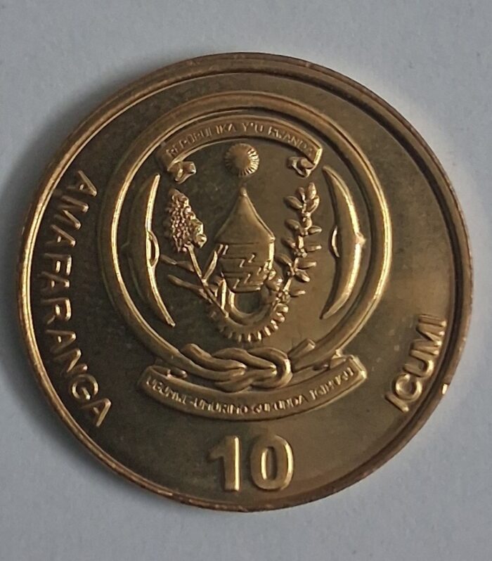 Rwanda 10 Francs world coin 2009