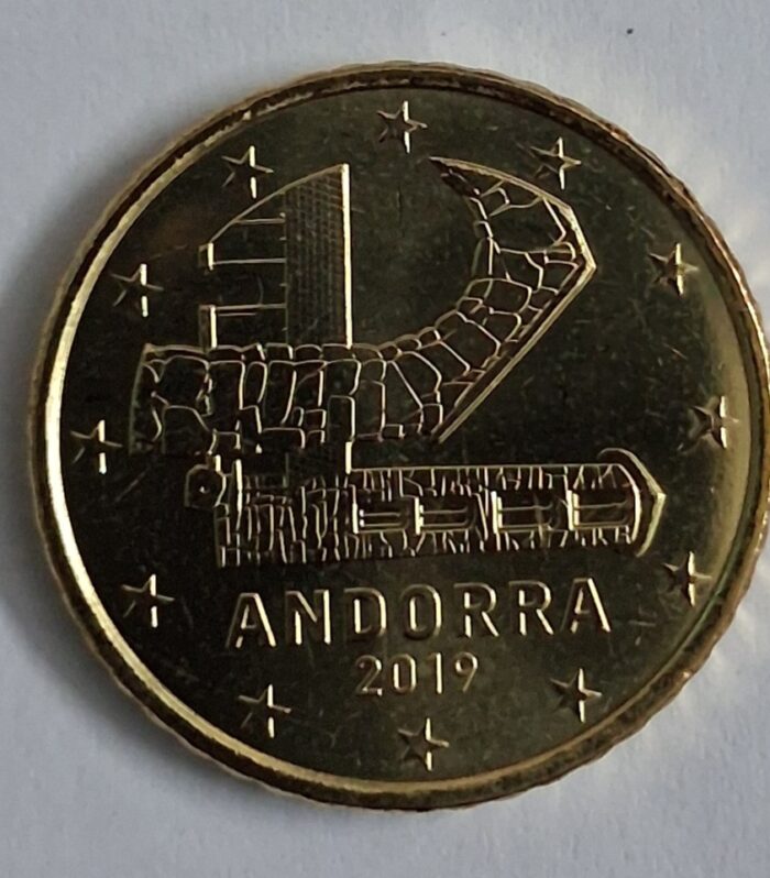 Andorra 50 euro cents world coin unc