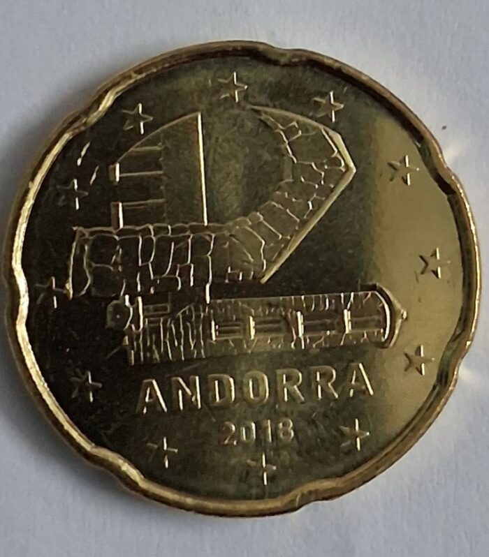 Andorra 20 Euro cents coin unc