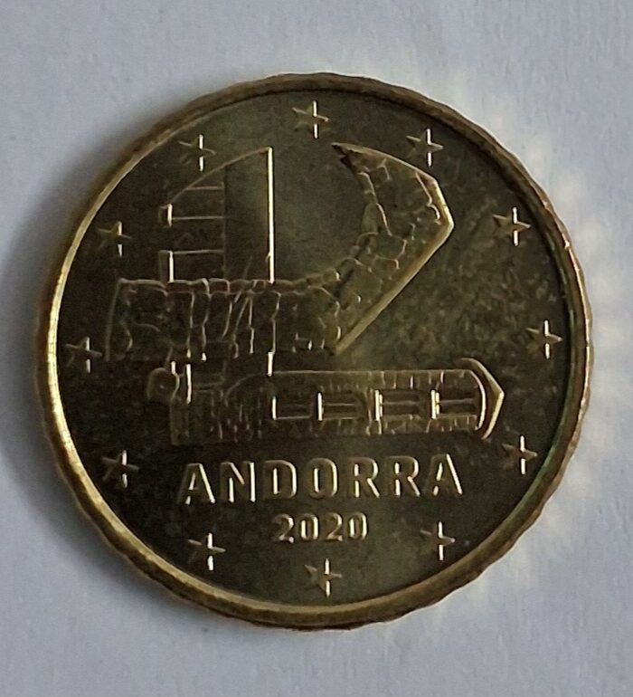 Andorra 10 Euro cents world coin unc