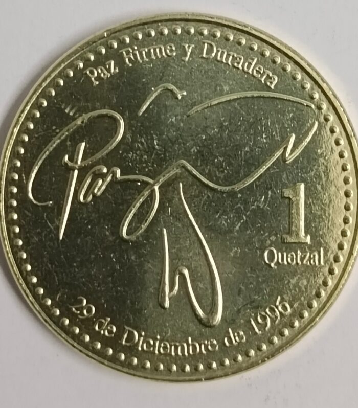 Guatemala 1 Quetzal world coin unc