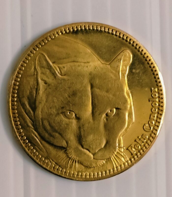 Somaliland 5 Shillings Felis Concolor coin 2016