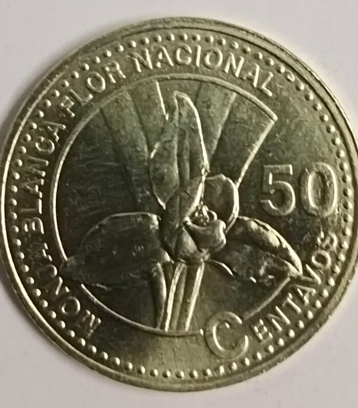 Guatemala 50 centavos world coin unc