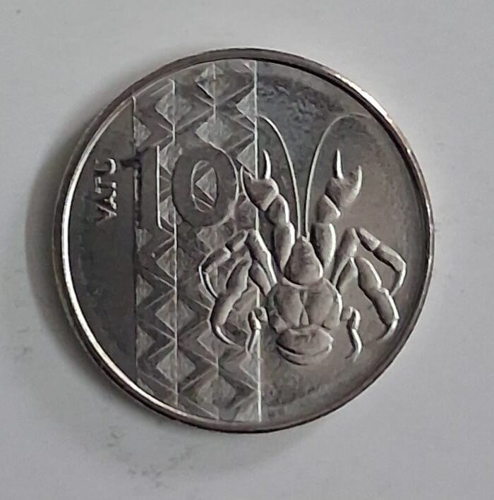 Vanuatu 10 Vatu world coin unc 2023