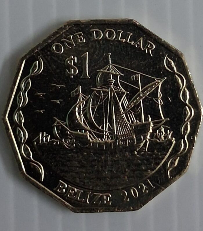 Belize 1 Dollar world coin Unc