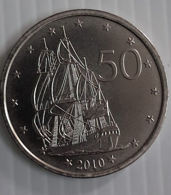Cook Islands 50 cents world coin unc ship
