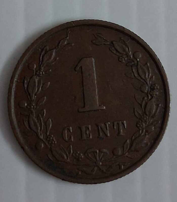 Netherlands 1 Cent world coin 1884
