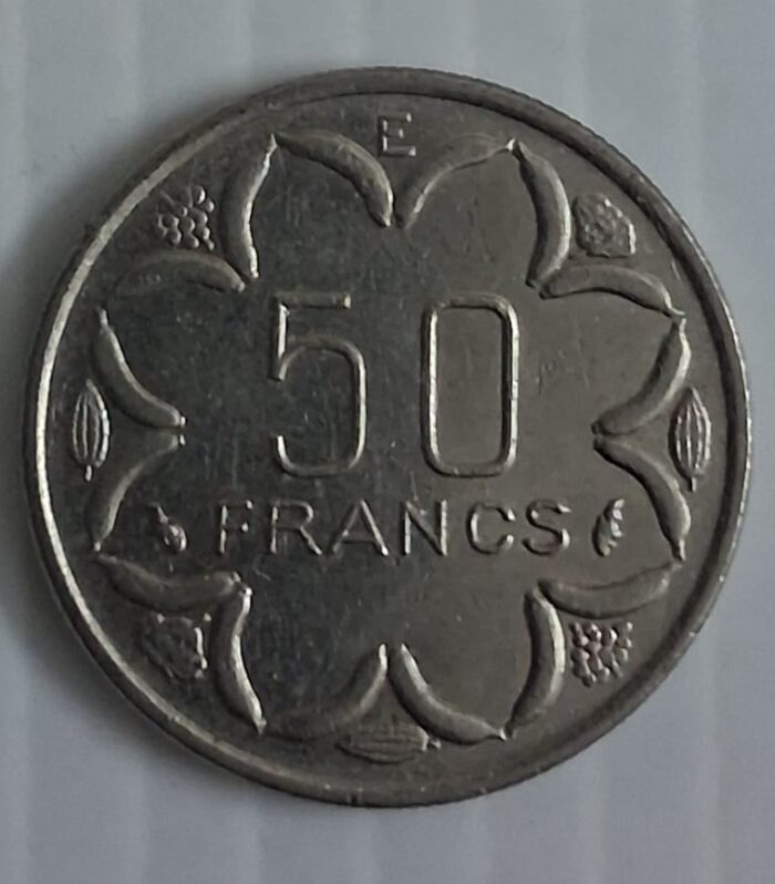 Cameroon 50 Francs world coin 1977