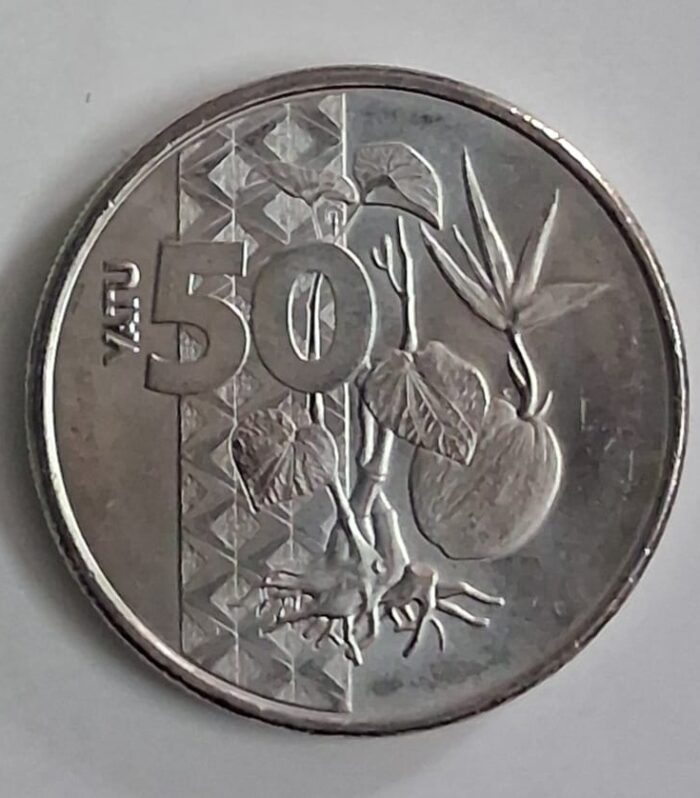 Vanuatu 50 Vatu world coin unc 2023